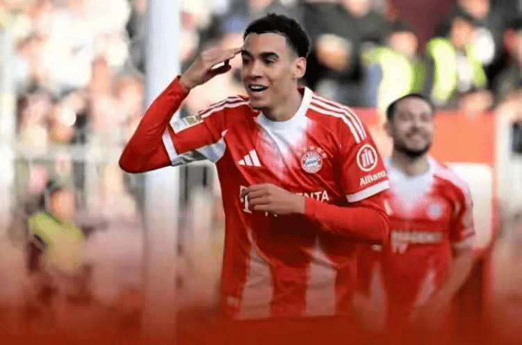 凯恩轮休拜仁照样5比0狂胜,单赛季105球破百年纪录,德甲冠军悬念彻底终结